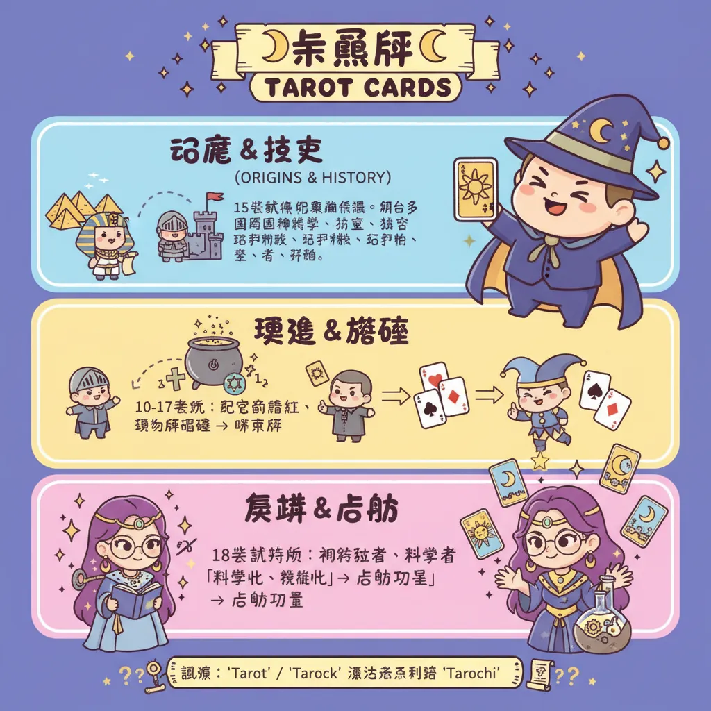 塔羅牌的起源、歷史演變與文化脈絡